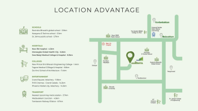 TVS Emerald Elements GE Resort style Villa,Near Medavakkam,VengaiVasal